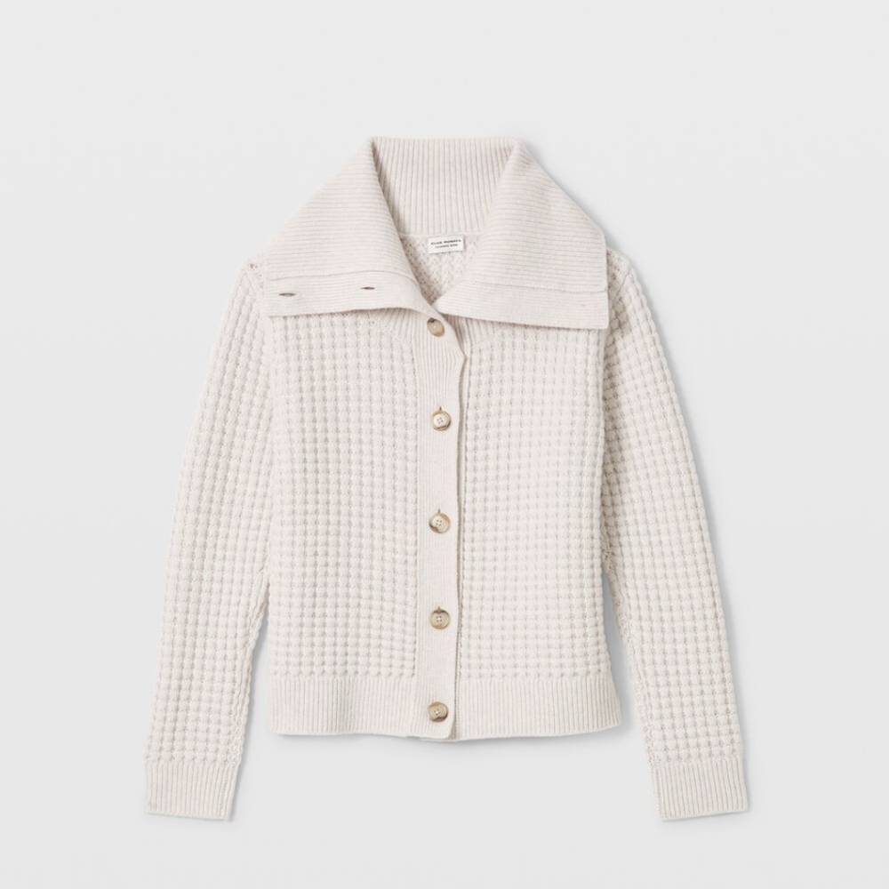 Club Monaco Wool Blend Button Front Cardigan
